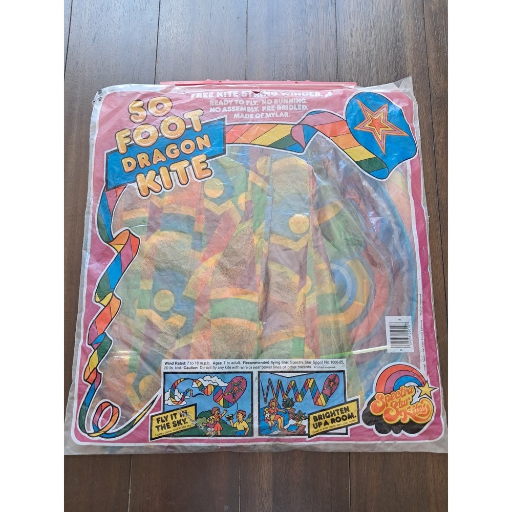 Vintage Spectra Star Kites 50' Dragon Kite - Picture 2 of 9